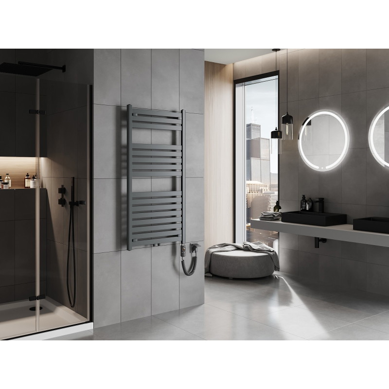 Mexen Uran radiador eléctrico 1200 x 600 mm, 600 W, antracita - W105-1200-600-2600-66