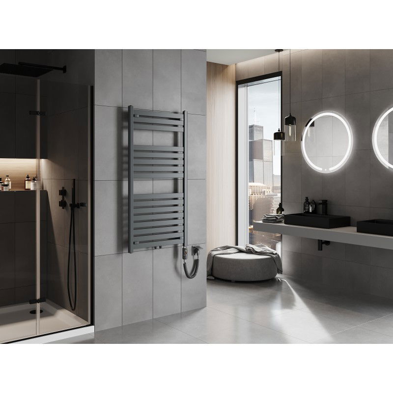 Mexen Uran radiateur électrique 1200 x 600 mm, 600 W, anthracite - W105-1200-600-2600-66