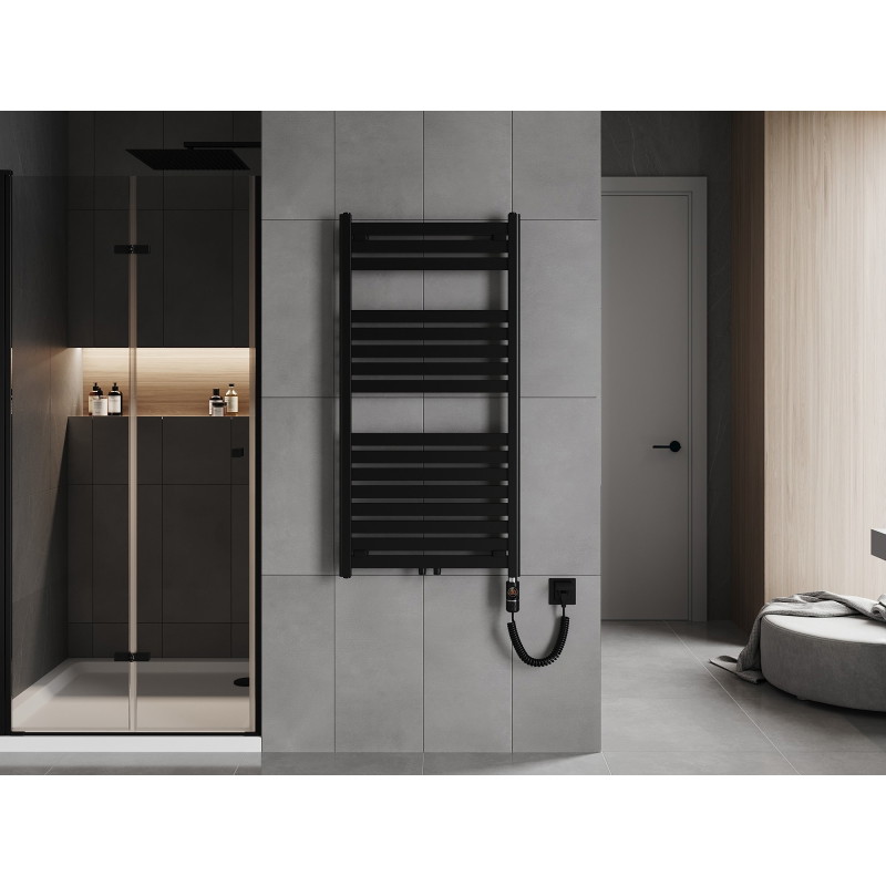 Mexen Uran radiador eléctrico 1200 x 600 mm, 600 W, negro - W105-1200-600-2600-70