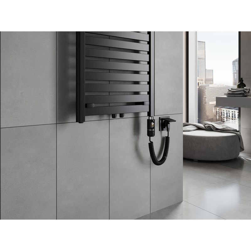 Mexen Uran elektrisk radiator 1200 x 600 mm, 600 W, svart - W105-1200-600-2600-70