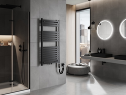 Mexen Uran radiador elétrico 1200 x 600 mm, 600 W, preto - W105-1200-600-2600-70