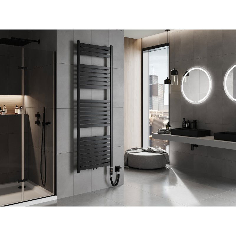 Mexen Uran ηλεκτρικό καλοριφέρ 1800 x 600 mm, 900 W, μαύρο - W105-1800-600-2900-70