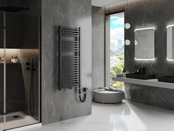 Mexen Pluton Ηλεκτρικό καλοριφέρ 1200 x 500 mm, 600 W, μαύρο - W106-1200-500-2600-70