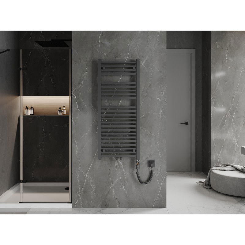 Mexen Pluton electric radiator 1200 x 500 mm, 600 W, anthracite - W106-1200-500-2600-66