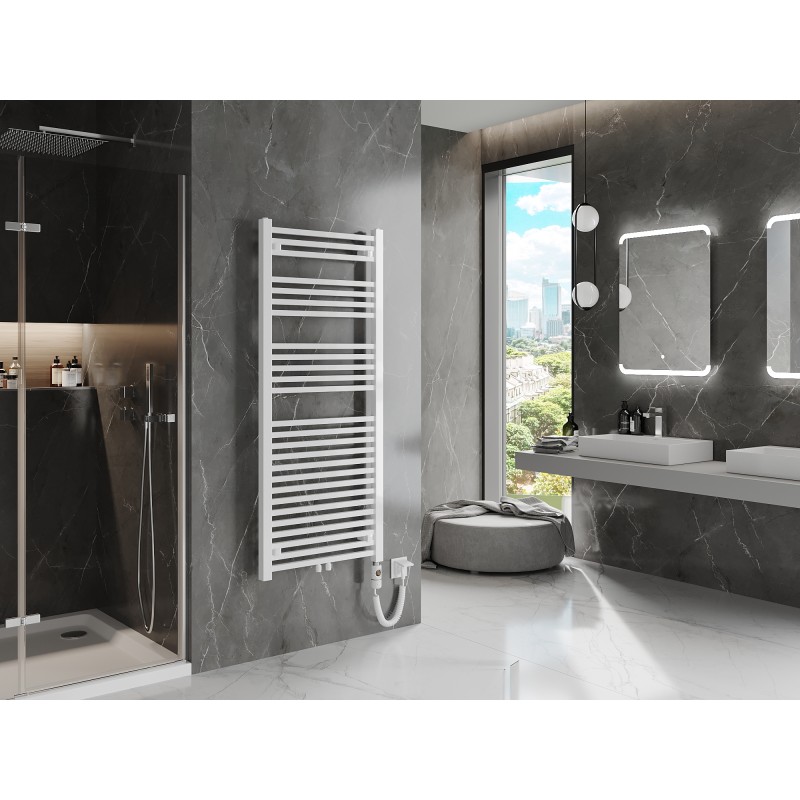 Mexen Pluton Elektroheizkörper 1450 x 600 mm, 900 W, weiß - W106-1450-600-2900-20