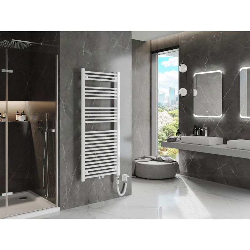 Mexen Pluton radiador elétrico 1450 x 600 mm, 900 W, branco - W106-1450-600-2900-20