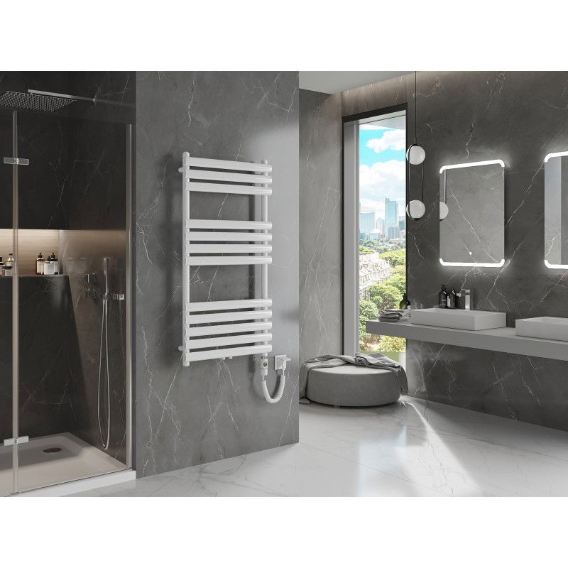 Mexen Jowisz elektrisk radiator 1200 x 600 mm, 600 W, vit - W107-1200-600-2600-20