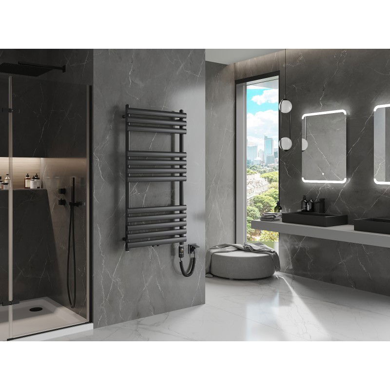 Mexen Jowisz radiador elétrico 1200 x 600 mm, 600 W, preto - W107-1200-600-2600-70