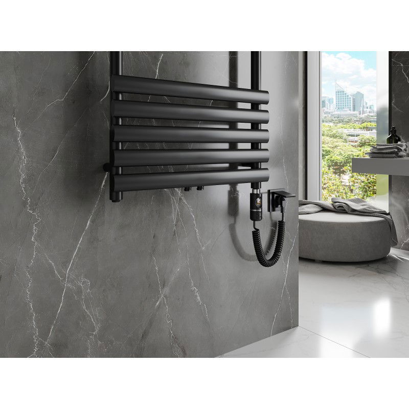 Mexen Jowisz ηλεκτρικό καλοριφέρ 1200 x 600 mm, 600 W, μαύρο - W107-1200-600-2600-70