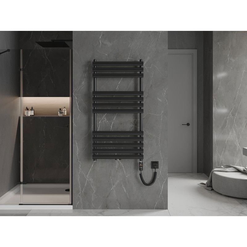 Mexen Jowisz ηλεκτρικό καλοριφέρ 1200 x 600 mm, 600 W, μαύρο - W107-1200-600-2600-70