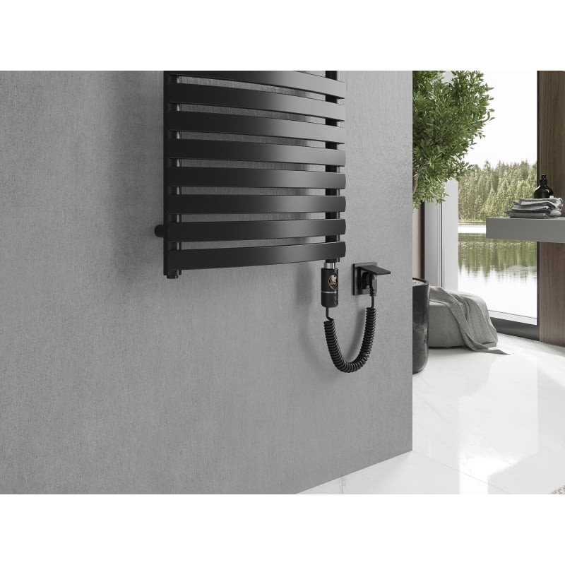Mexen Bachus radiador eléctrico 1200 x 500 mm, 600 W, negro - W109-1200-500-2600-70