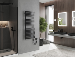 Mexen Bachus elektrisk radiator 1200 x 500 mm, 600 W, svart - W109-1200-500-2600-70