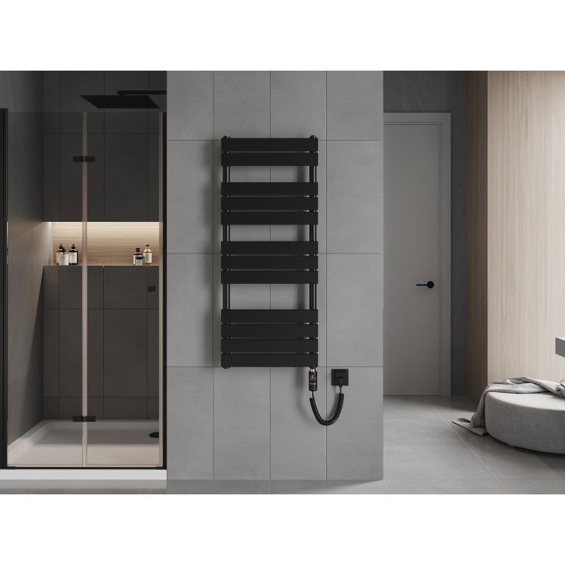 Mexen Ceres sähkölämmitin 1200 x 500 mm, 600 W, musta - W111-1200-500-2600-70