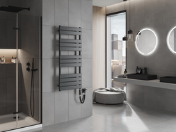 Mexen Ceres elektriskais radiators 1200 x 500 mm, 600 W, antracīts - W111-1200-500-2600-66