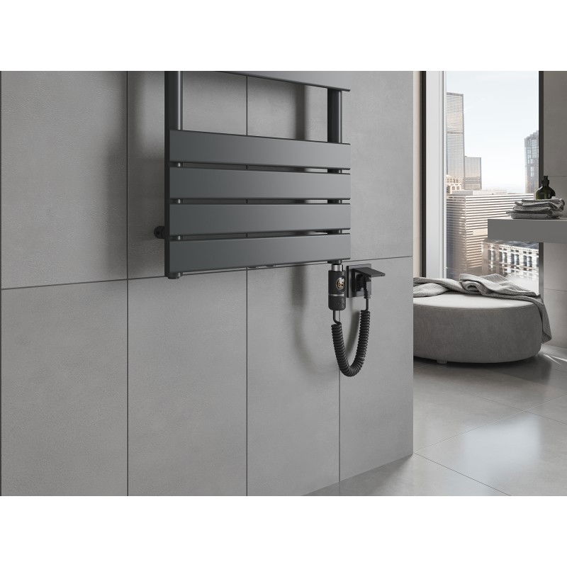 Mexen Ceres elektrisk radiator 1200 x 500 mm, 600 W, antracit - W111-1200-500-2600-66