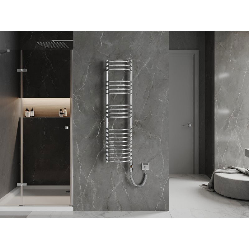 Mexen Eros električni radiator 1200 x 318 mm, 300 W, krom - W112-1200-318-2300-01