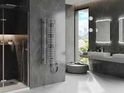 Mexen Eros aquecedor elétrico 1200 x 318 mm, 300 W, cromado - W112-1200-318-2300-01