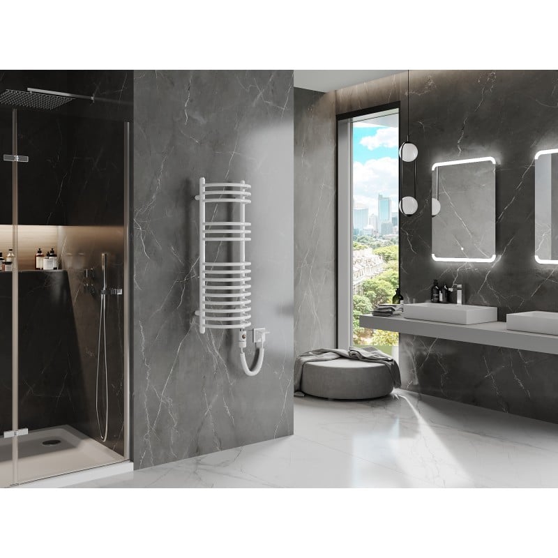 Mexen Eros elektrische radiator 900 x 318 mm, 300 W, wit - W112-0900-318-2300-20