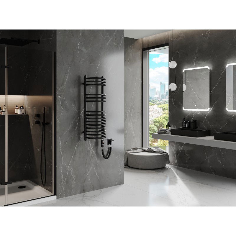 Mexen Eros sähkölämmitin 900 x 318 mm, 300 W, musta - W112-0900-318-2300-70