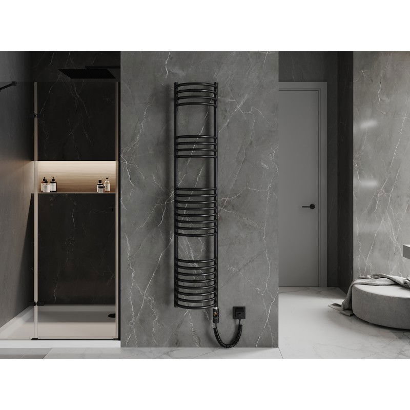 Mexen Eros sähkölämmitin 1600 x 318 mm, 600 W, musta - W112-1600-318-2600-70