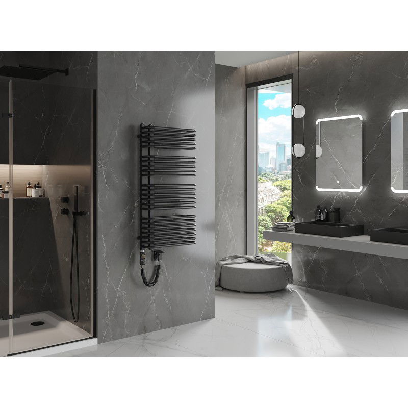 Mexen Amor elektriskais radiators 1000 x 500 mm, 900 W, melns - W120-1000-500-2900-70