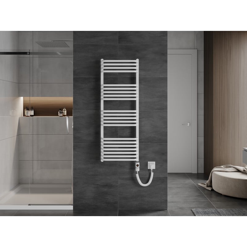 Mexen Apollo elektrische radiator 1210 x 450 mm, 600 W, wit - W117-1210-450-2600-20