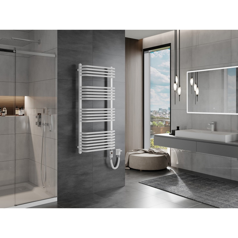 Mexen Apollo radiador eléctrico 1210 x 550 mm, 600 W, blanco - W117-1210-550-2600-20