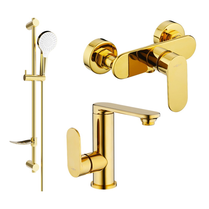 Mexen Milo DF05 dušikomplekt, kuldne - 713054DF05-50