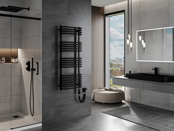 Mexen Apollo radiatore elettrico 1210 x 450 mm, 600 W, nero - W117-1210-450-2600-70