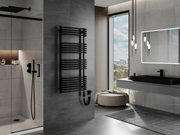 Mexen Apollo radiador elétrico 1210 x 550 mm, 600 W, preto - W117-1210-550-2600-70