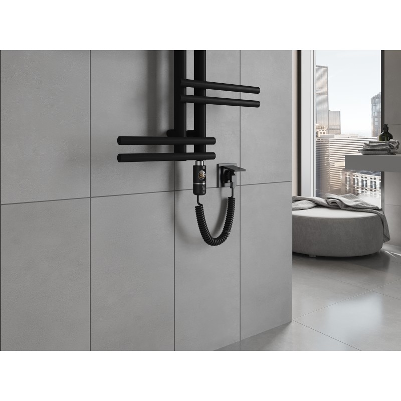 Mexen Jari ηλεκτρικό καλοριφέρ 1005 x 550 mm, 300 W, μαύρο - W115-1005-550-2300-70