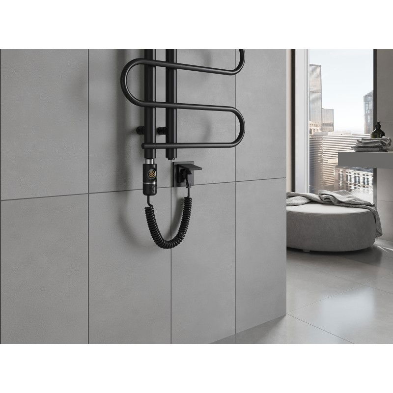 Mexen Kiso elektrische radiator 1250 x 500 mm, 300 W, zwart - W114-1250-500-2300-70