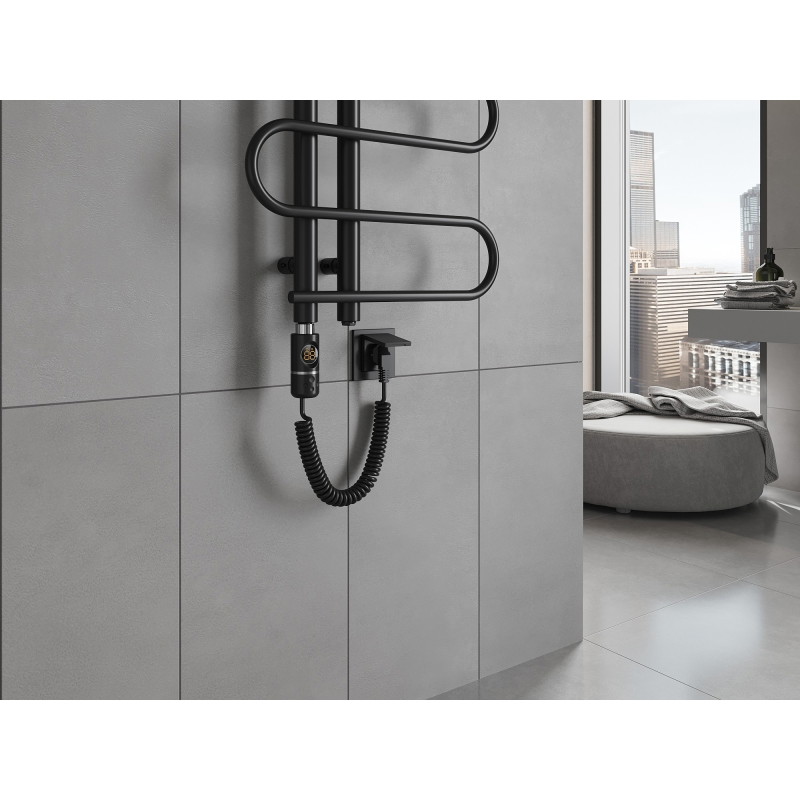 Mexen Kiso radiador eléctrico 1250 x 500 mm, 300 W, negro - W114-1250-500-2300-70