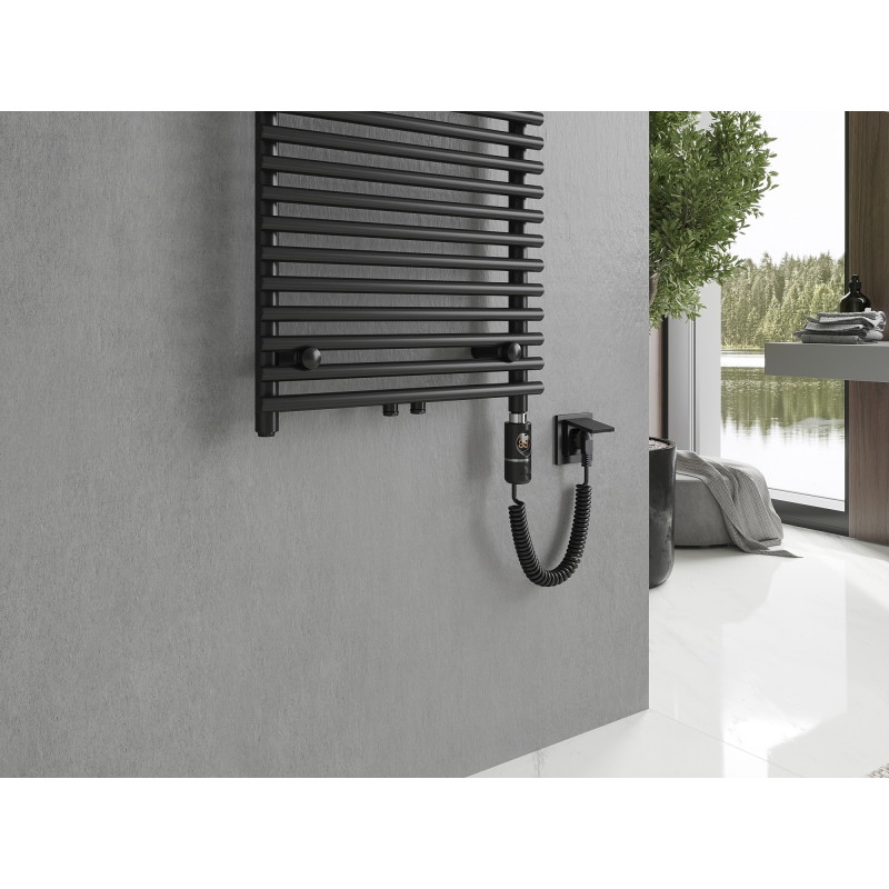 Mexen Sol grzejnik elektryczny 1200 x 500 mm, 600 W, czarny - W125-1200-500-2600-70