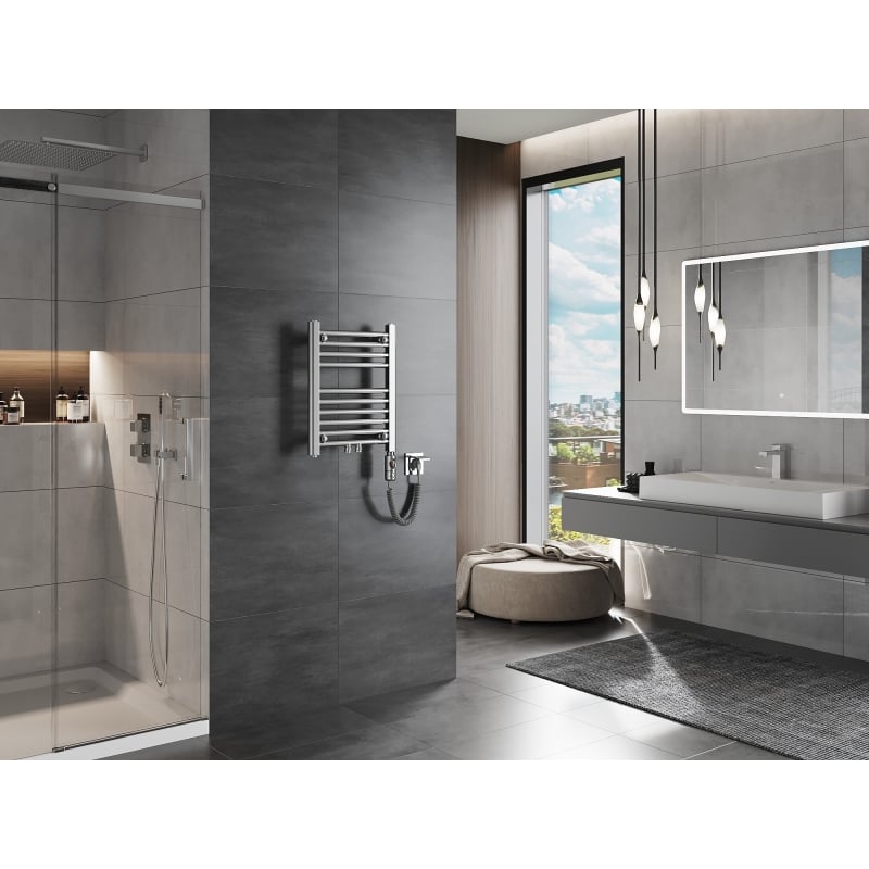 Mexen Mars radiador eléctrico 500 x 400 mm, 300 W, cromo - W110-0500-400-2300-01