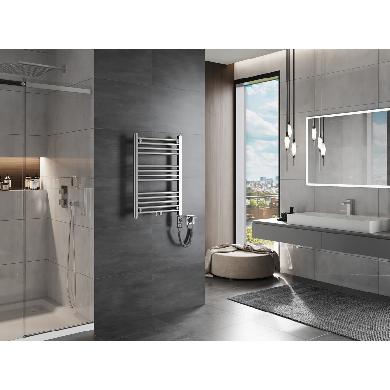 Mexen Mars radiador eléctrico 700 x 500 mm, 300 W, cromo - W110-0700-500-2300-01