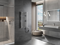 Mexen Mars Electric Radiator 900 x 400 mm, 300 W, Chrome - W110-0900-400-2300-01