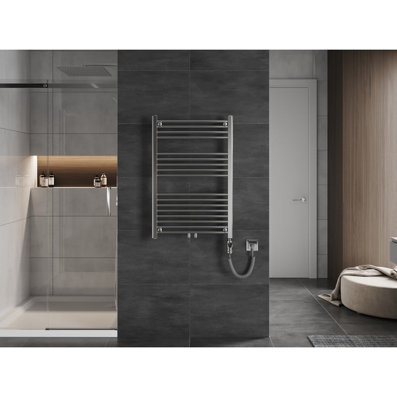 Mexen Mars elektrische radiator 900 x 600 mm, 300 W, chroom - W110-0900-600-2300-01