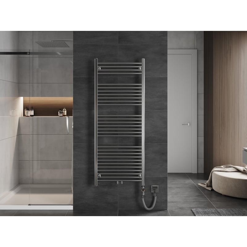 Mexen Mars radiador eléctrico 1500 x 600 mm, 600 W, cromo - W110-1500-600-2600-01