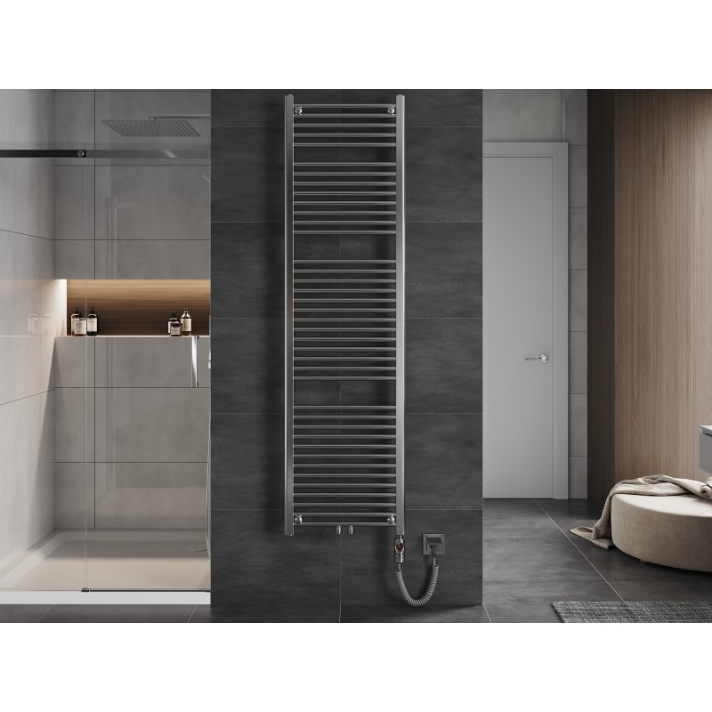 Mexen Mars ηλεκτρικό καλοριφέρ 1800 x 500 mm, 600 W, χρώμιο - W110-1800-500-2600-01