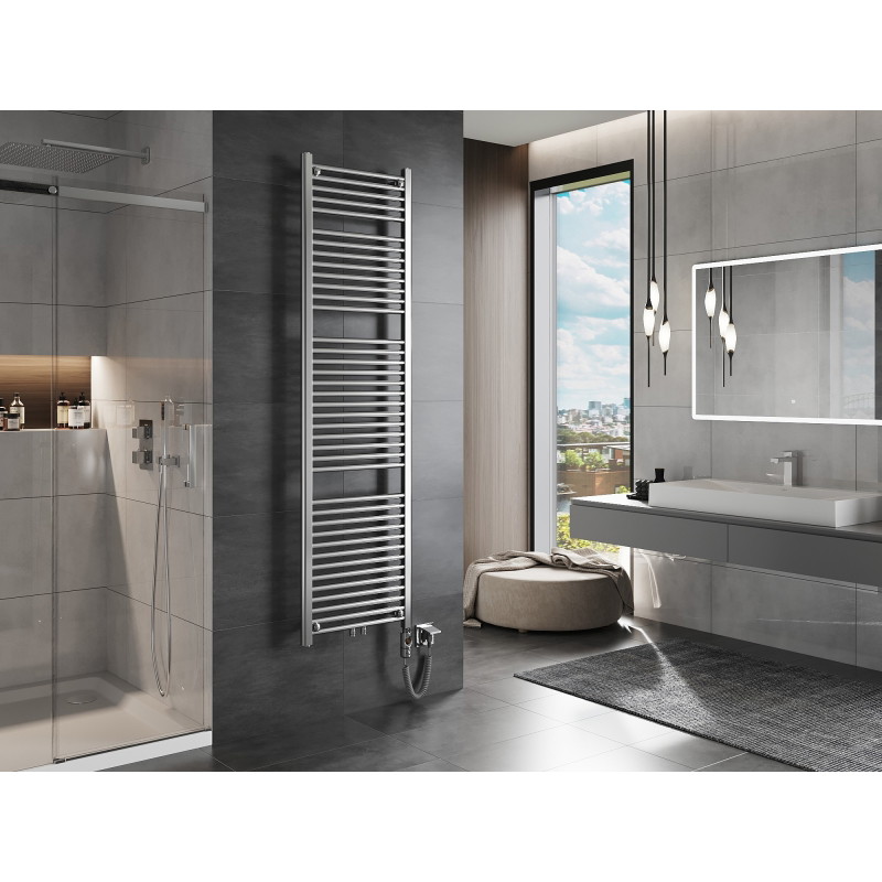 Mexen Mars radiador eléctrico 1800 x 500 mm, 600 W, cromo - W110-1800-500-2600-01