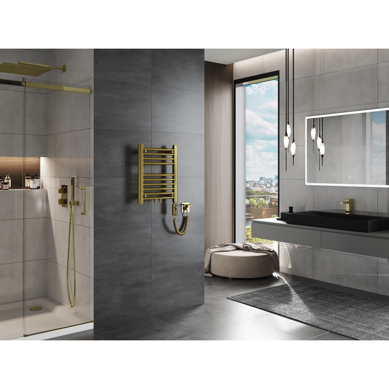 Mexen Mars radiador eléctrico 500 x 400 mm, 300 W, dorado - W110-0500-400-2300-50