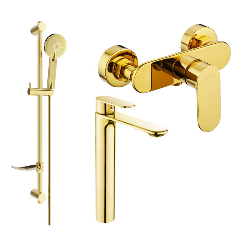 Mexen Milo DF40 dušikomplekt, kuldne - 71314DF40-50