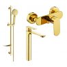 Mexen Milo DF40 dušikomplekt, kuldne - 71314DF40-50