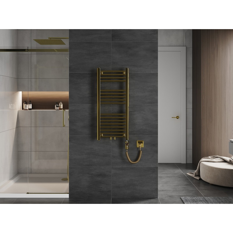 Mexen Mars radiador eléctrico 900 x 400 mm, 300 W, dorado - W110-0900-400-2300-50