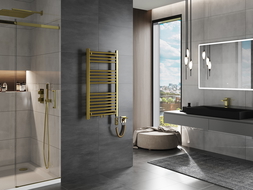 Mexen Mars electric radiator 900 x 500 mm, 300 W, gold - W110-0900-500-2300-50