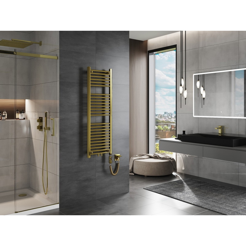 Mexen Mars radiador eléctrico 1200 x 400 mm, 300 W, dorado - W110-1200-400-2300-50