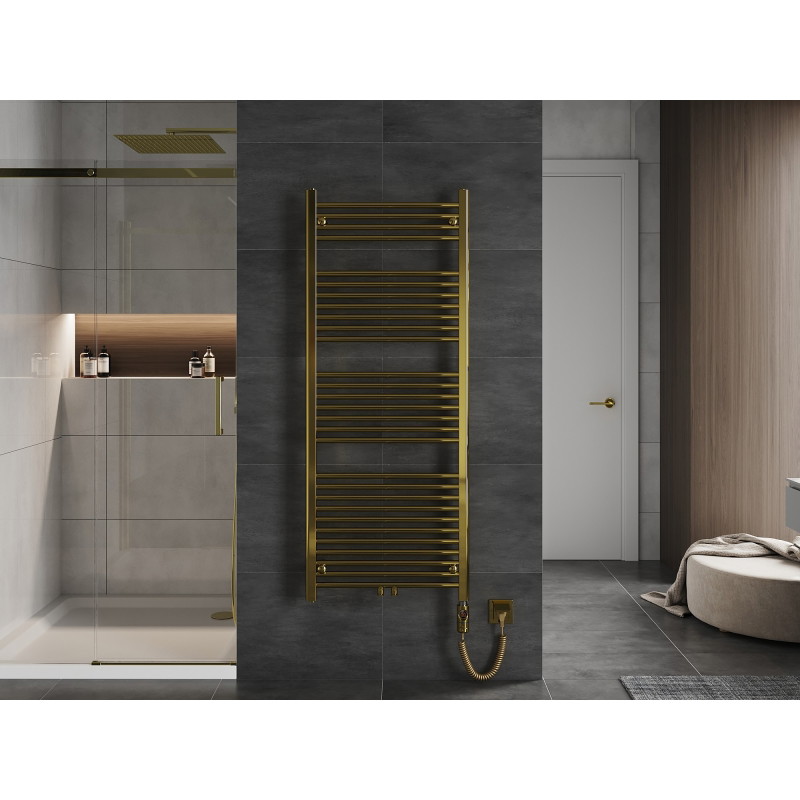 Mexen Mars radiador eléctrico 1500 x 600 mm, 600 W, dorado - W110-1500-600-2600-50