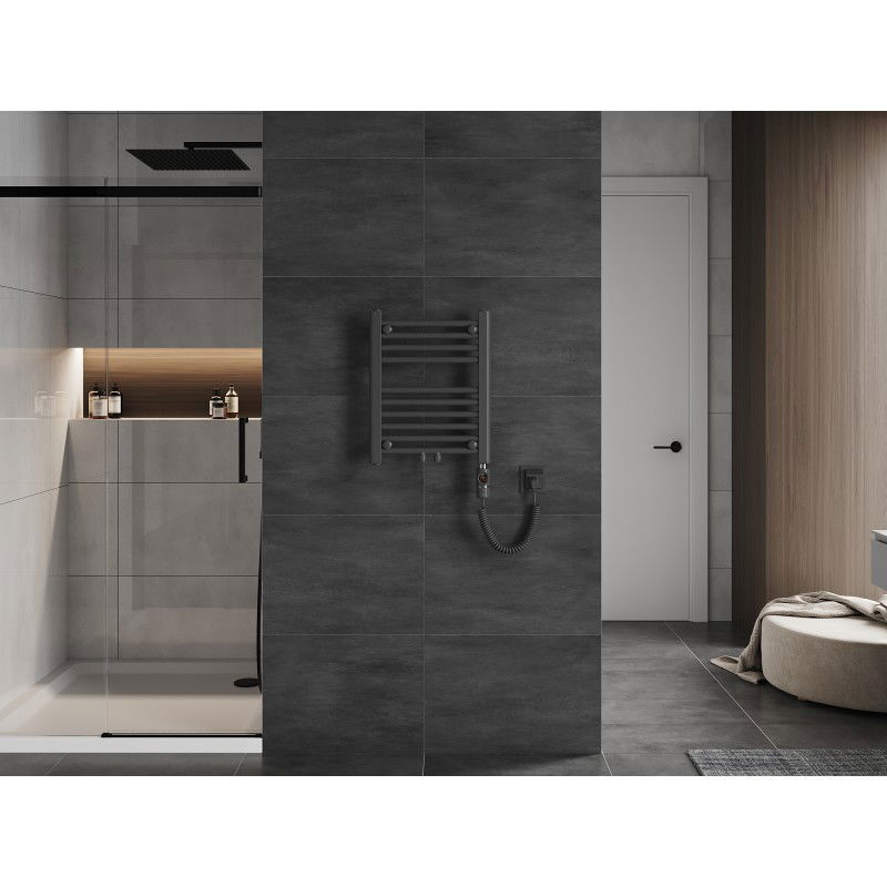 Mexen Mars ηλεκτρικό καλοριφέρ 500 x 400 mm, 300 W, ανθρακί - W110-0500-400-2300-66