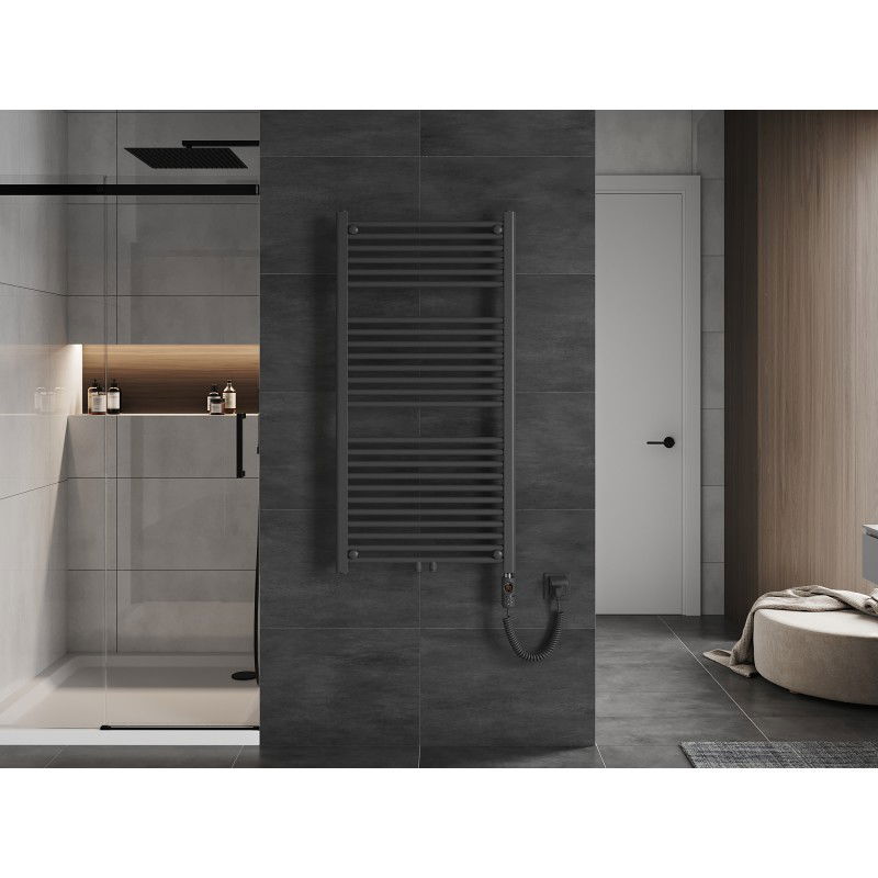 Mexen Mars elektrische radiator 1200 x 600 mm, 600 W, antraciet - W110-1200-600-2600-66